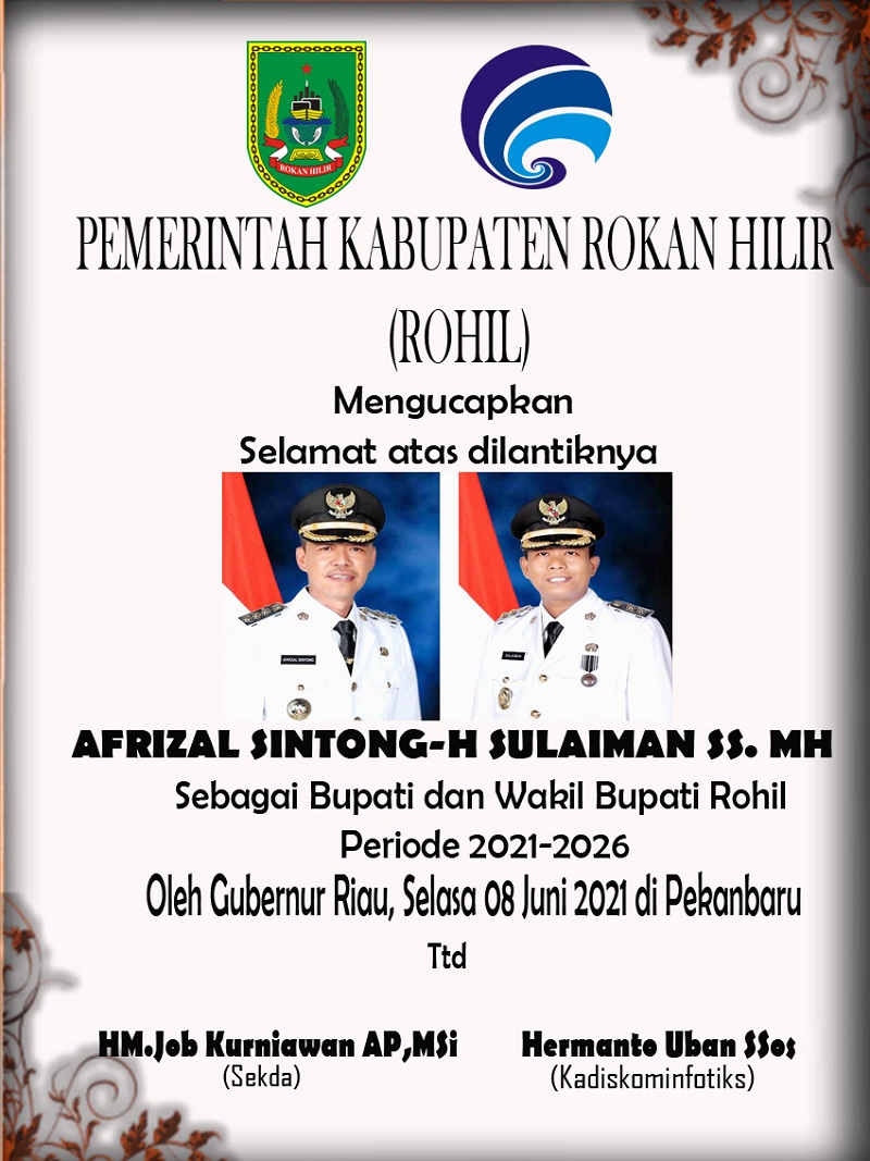 Ucapan Selamat pelantikan